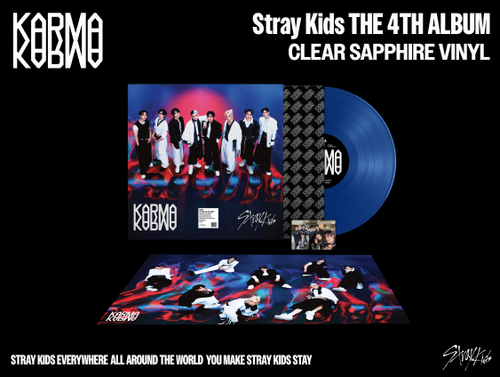 Stray Kids/Karma (Clear Sapphire Vinyl) [LP]