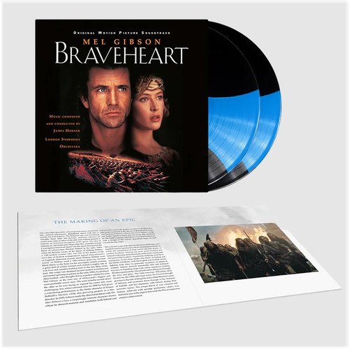 Soundtrack (London Symphony Orchestra)/Braveheart (Limited Blue/Black Stripe Vinyl) [LP]