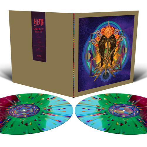 Yob/Our Raw Heart  (Purple/Blue/Green with Splatter) [LP]