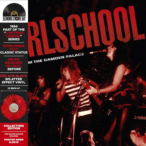 Girlschool/Live From The Camden Palace (Red With Black Splatter) [LP]
