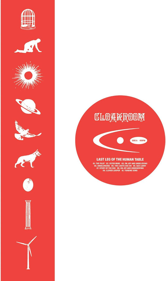 Cloakroom/Last Leg Of The Human Table (Clear With Silver Glitter) [LP]