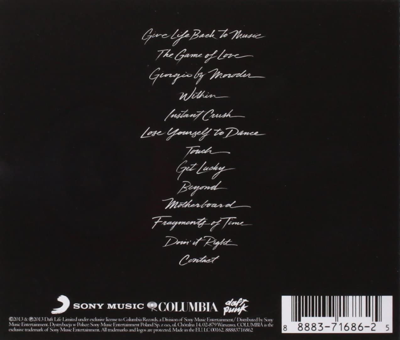 Daft Punk/Random Access Memories [CD]