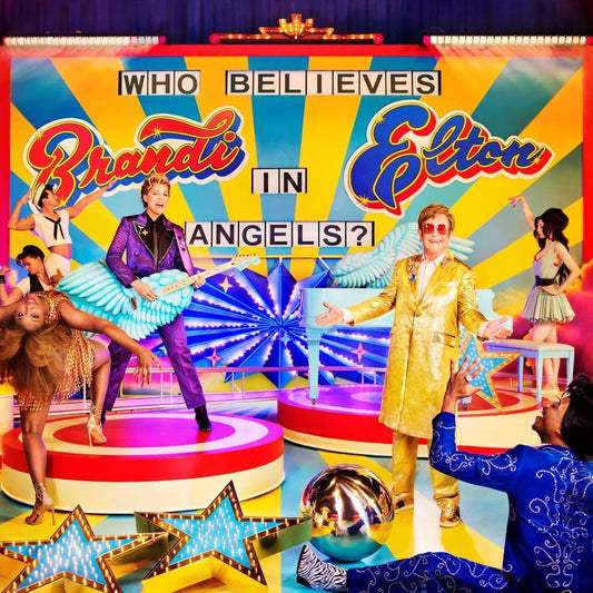 John, Elton & Carlile, Brandi/Who Believes In Angels? (Indie Exclusive Pink Spiral Vinyl) [LP]