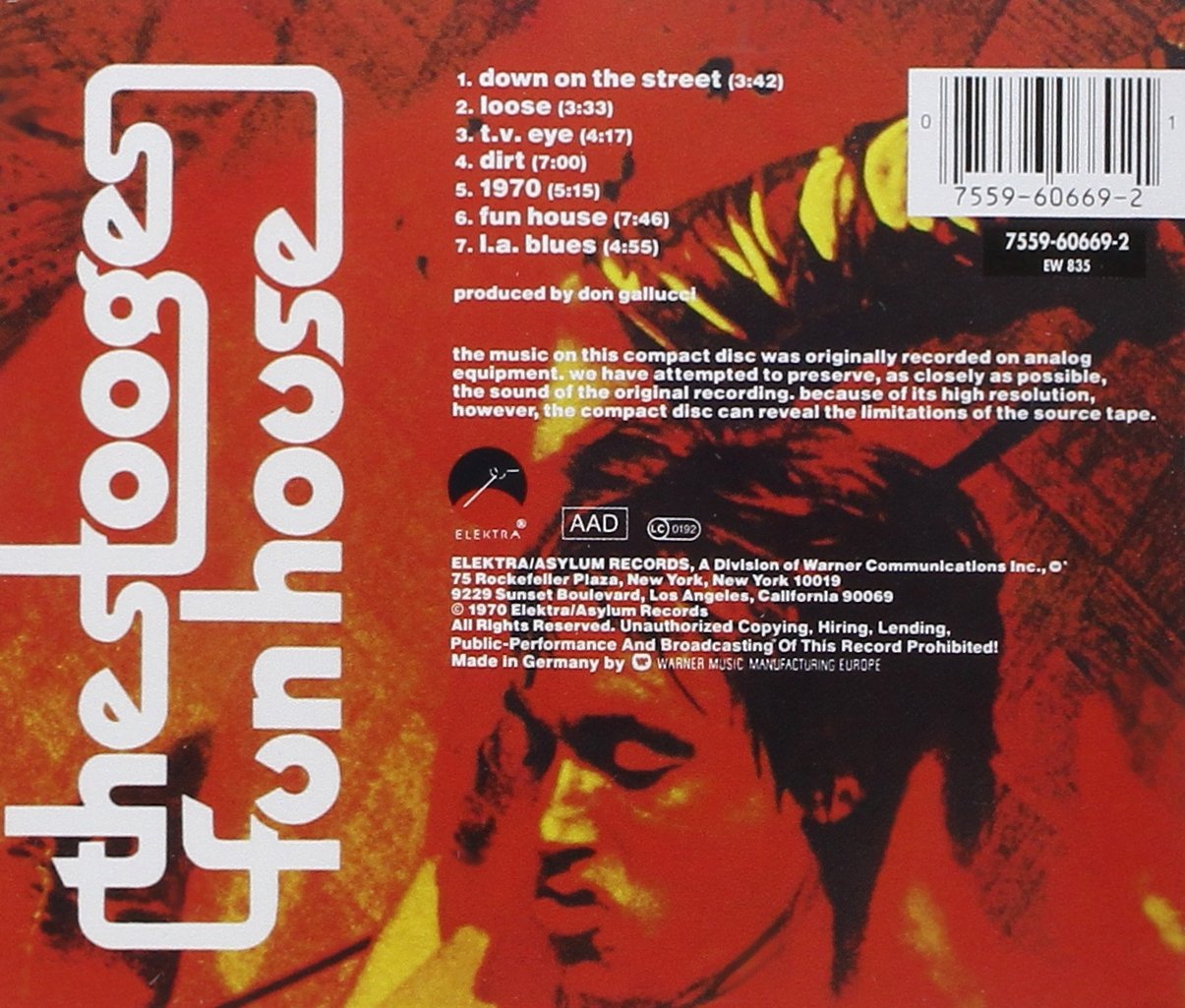 Stooges, The/Fun House [CD]