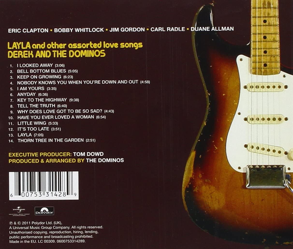 Derek And The Dominos/Layla And Other Assorted Love Songs [CD]