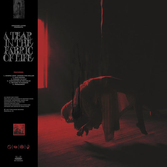 Knocked Loose/A Tear In The Fabric Of Life (Clear With Blood Red & Black Splatter Vinyl) [LP]