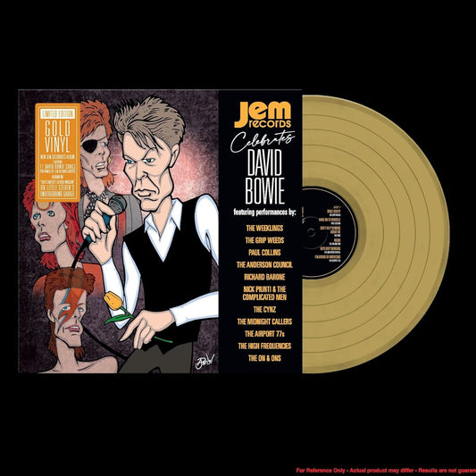 Various Artists/Jem Records Celebrates David Bowie (Gold Vinyl) [LP]