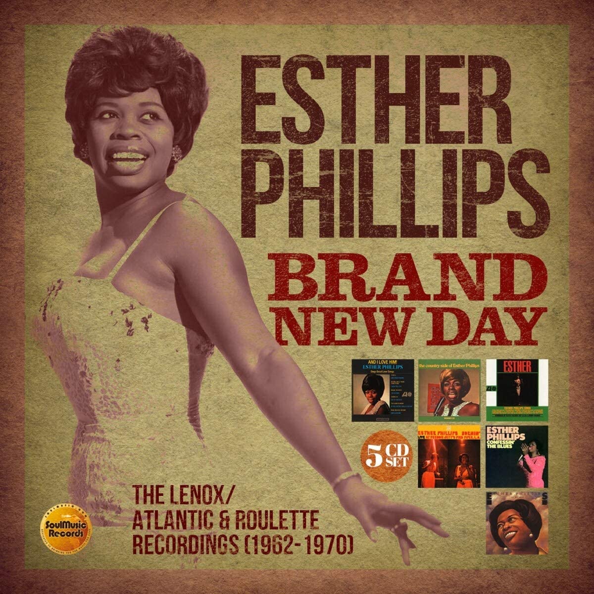 Phillips, Esther/Brand New Day: Lenox/Atlantic & Roulette Sides (5CD) [CD]