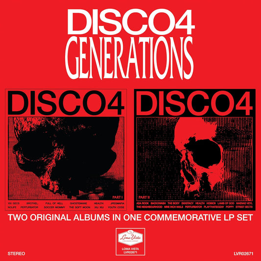 Health/Generations Edition: Disco4 Part I and Part II [LP]