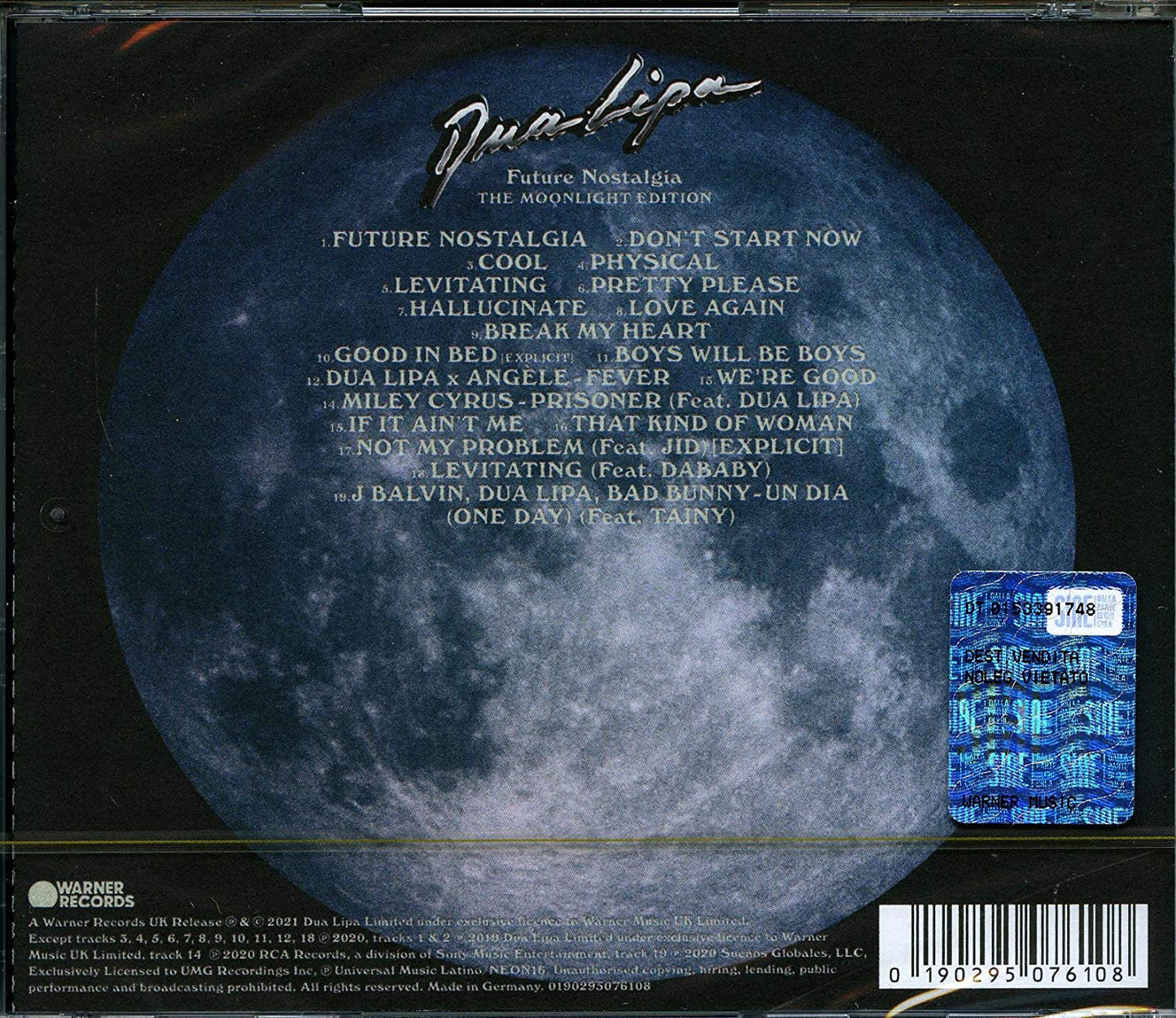 Lipa, Dua/Future Nostalgia (Moonlight Edition) [CD]