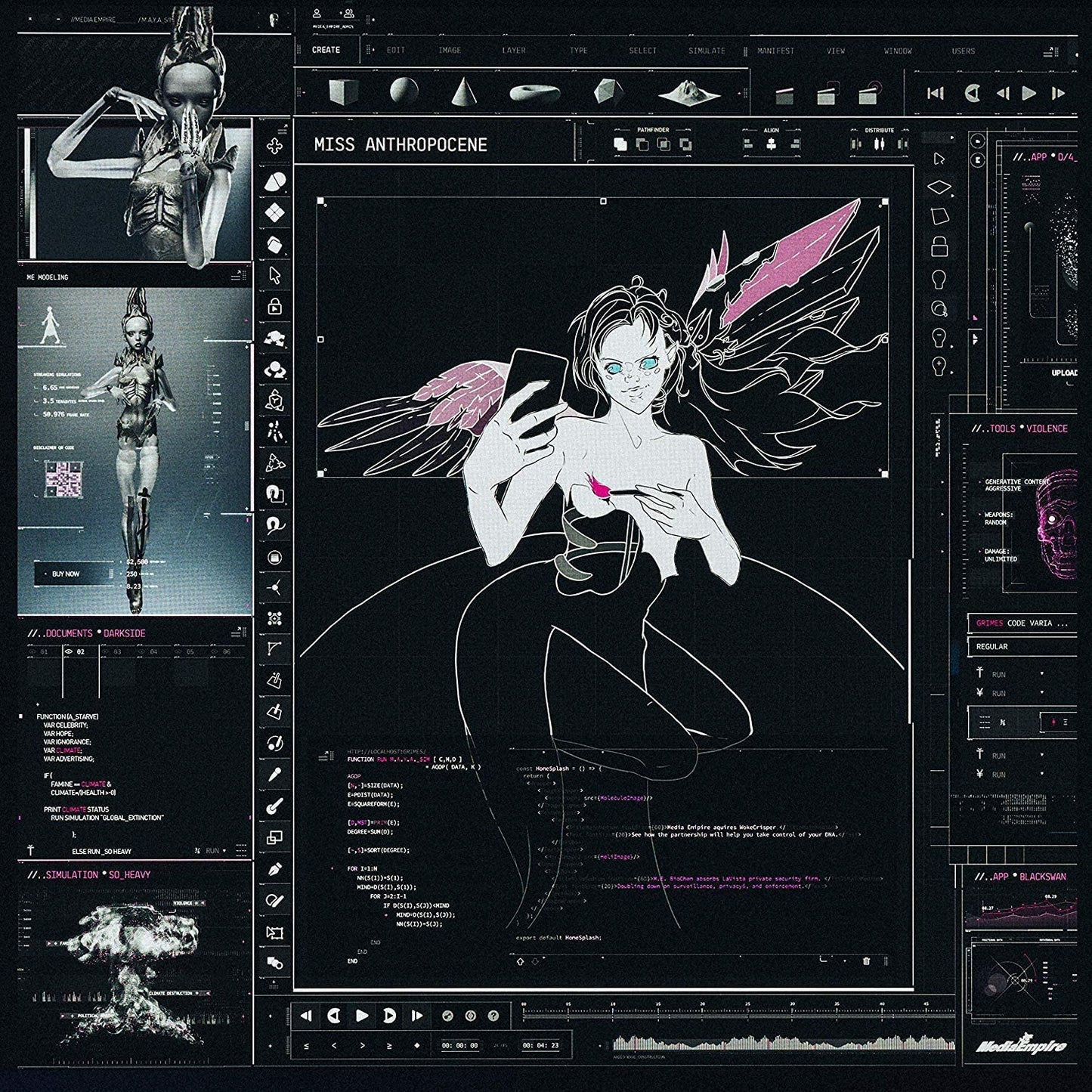 Grimes/Miss Anthropocene [LP]
