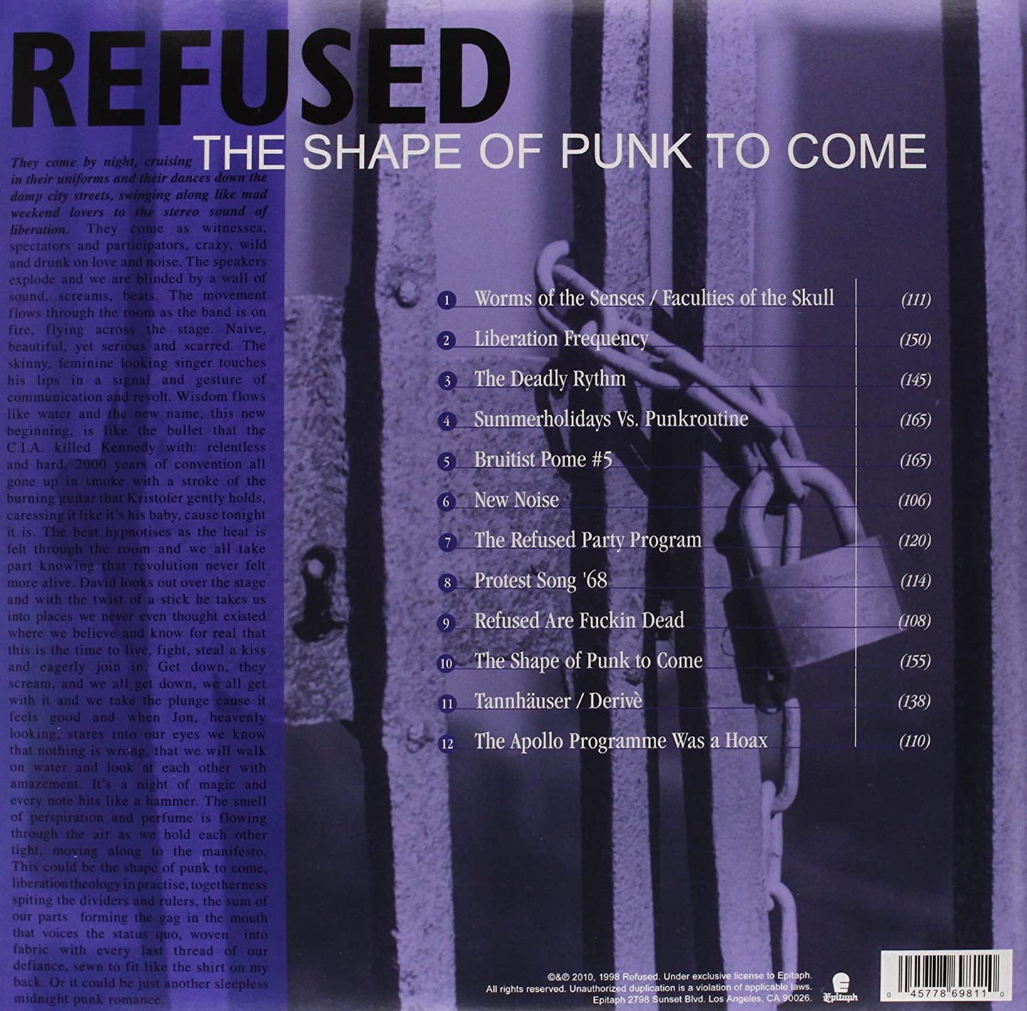 Refused/The Shape of Punk To Come [LP]
