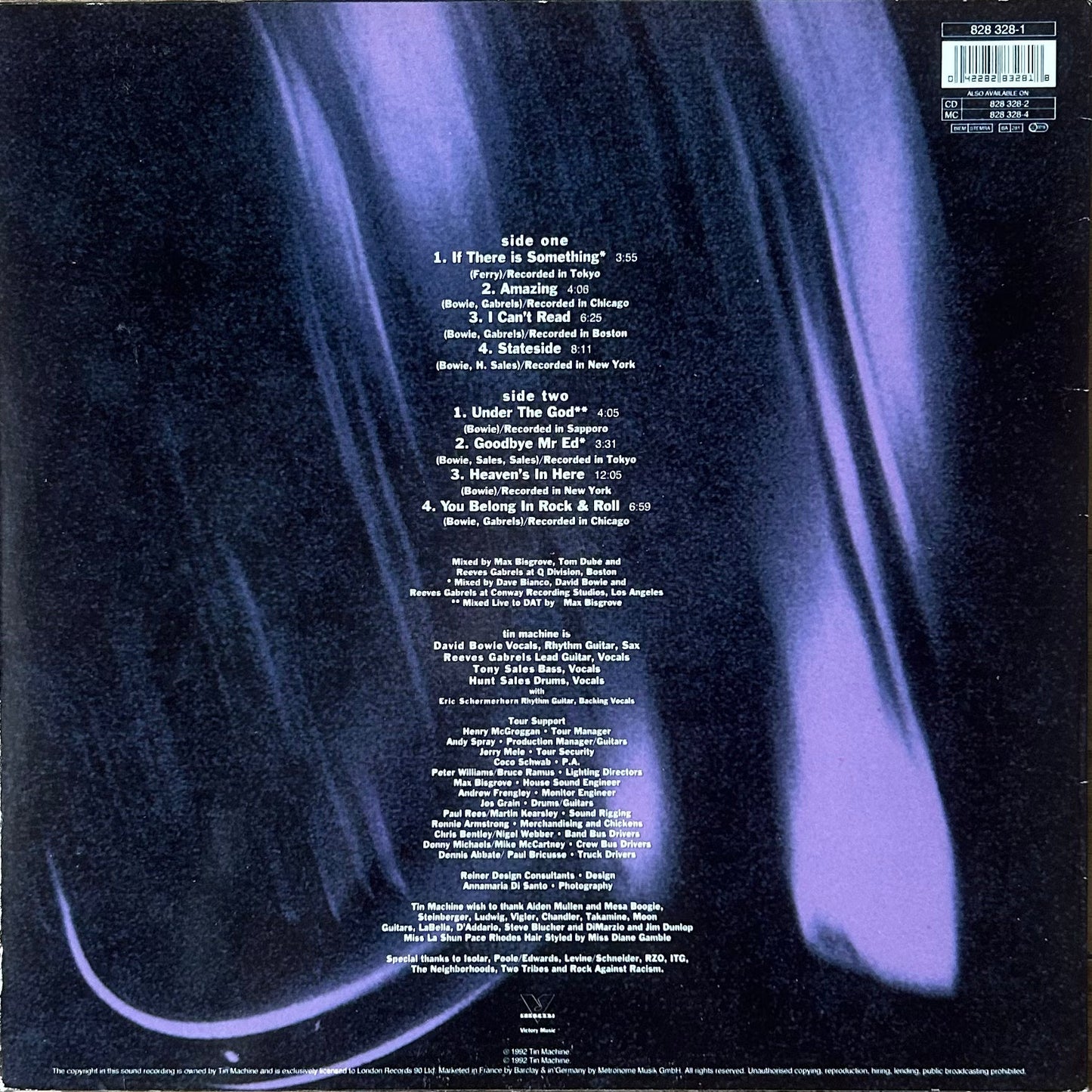 [Used LP] Tin Machine /  Live - Oy Vey, Baby