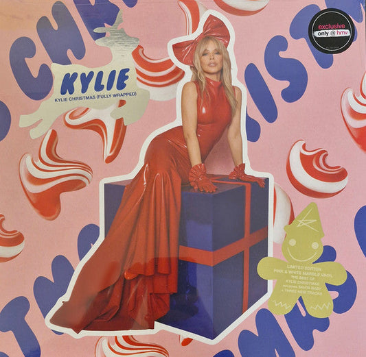 Minogue, Kylie/Kylie Christmas: Fully Wrapped (Indie Exclusive Pink & White Marbled Vinyl) [LP]