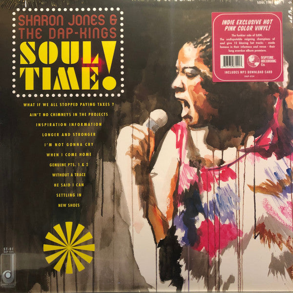 Jones, Sharon & The Dap-Kings/Soul Time! (Indie Exclusive Pink Vinyl) [LP]