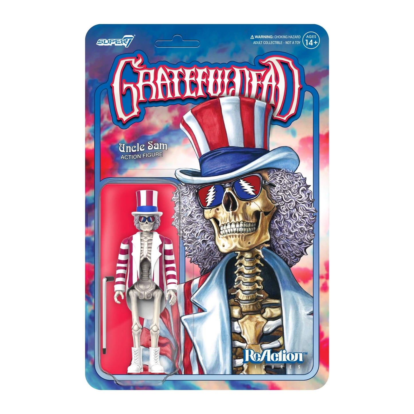 Grateful Dead: Uncle Sam Skeleton ReAction Figure [Toy]