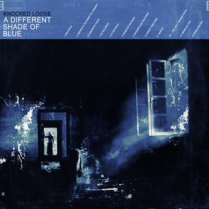 Knocked Loose/A Different Shade Of Blue (Black & Red Pinwheel Splatter Vinyl) [LP]