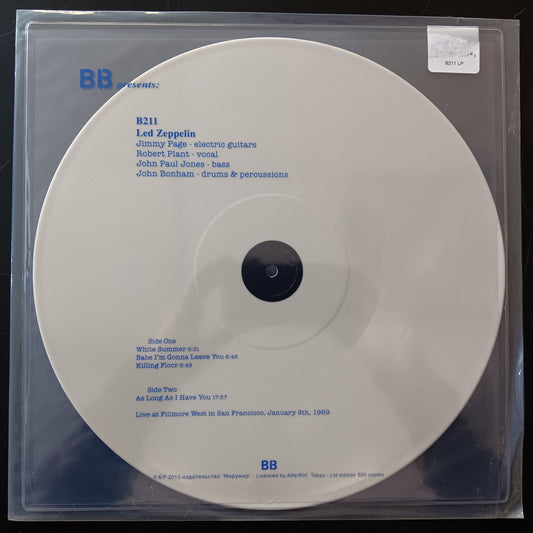 [Used LP] Led Zeppelin / Live At Fillmore West In San Francisco, January 9th, 1969